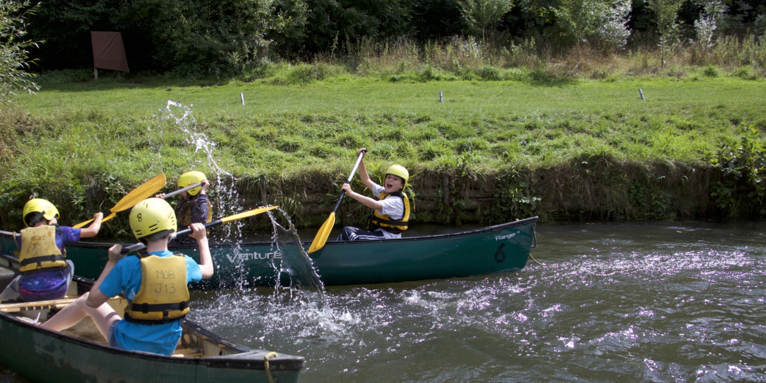 canoeing swallows
