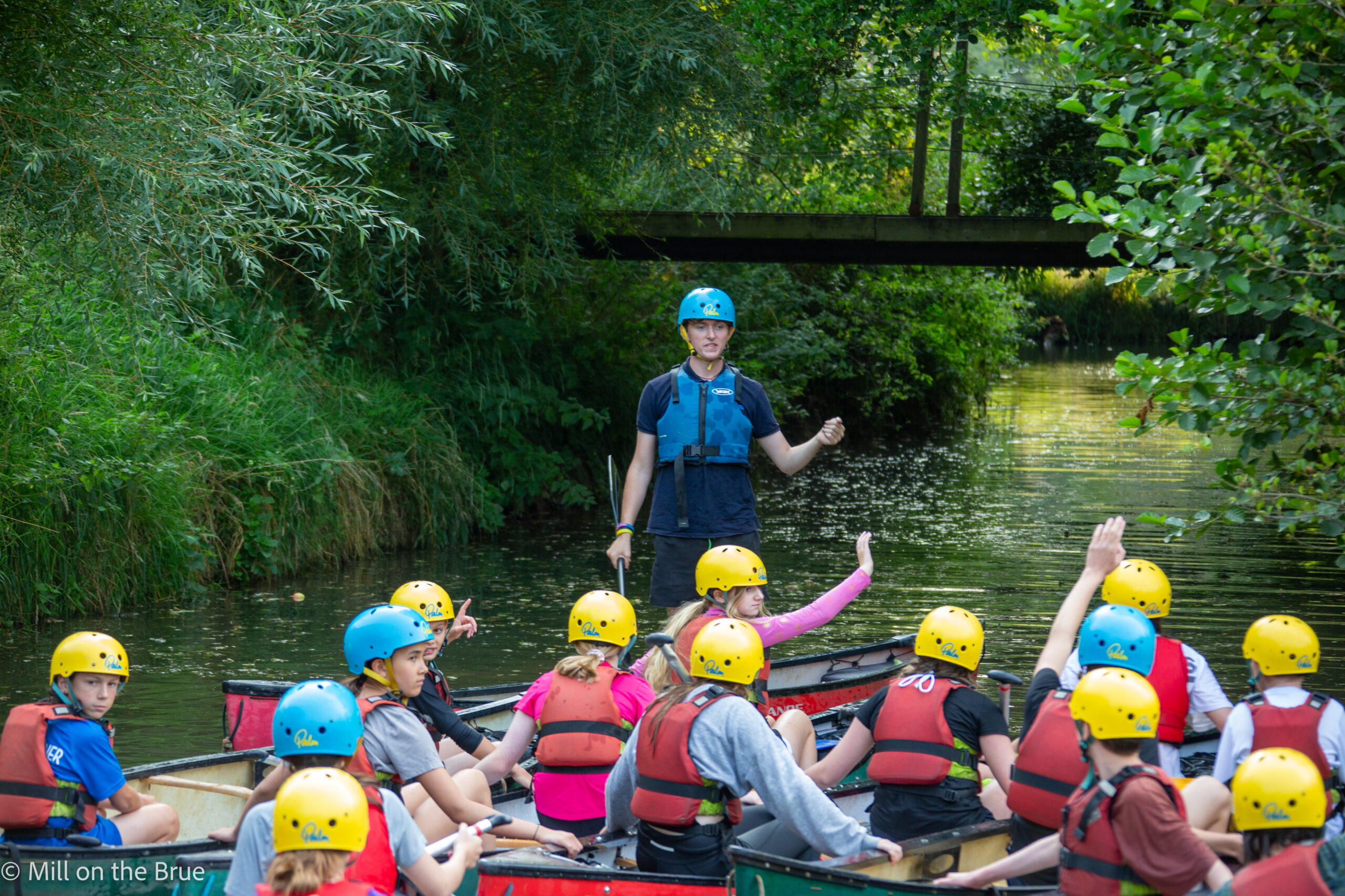 Canoeing Joe with group