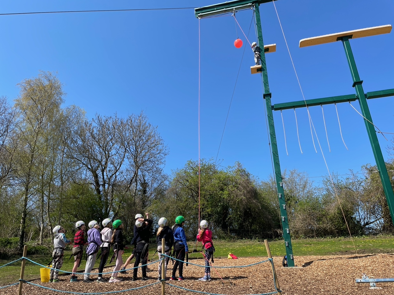 Leap of faith High ropes